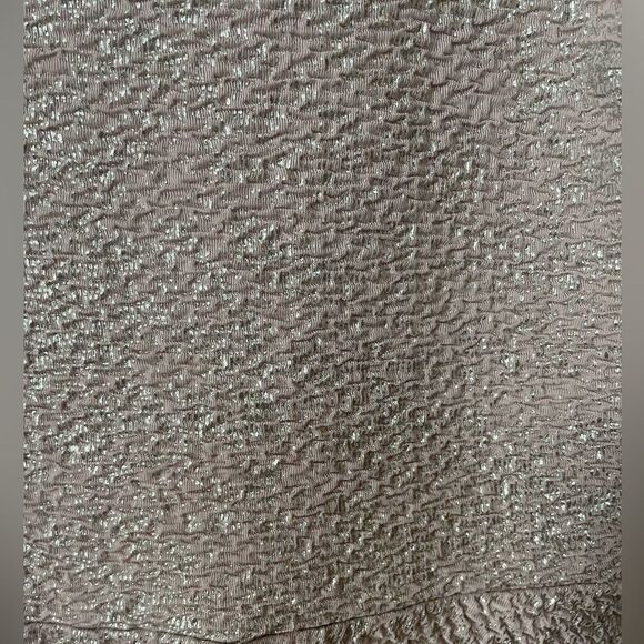 Aeropostle Rose Gold Size Large Shiny Short Party Dresss V-neck Cocktail - Picture 3 of 6